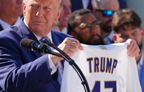 Trump fetes Dodgers at the White House again, saying the team is 'one of the great brands'